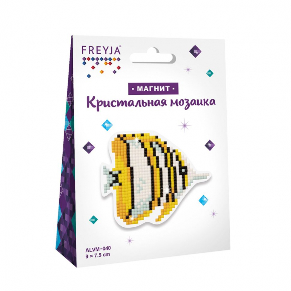 Кристальная мозаика ФРЕЯ арт.ALVM-040 Рыбка (магнит) 9х7,5 см Кристальная мозаика ФРЕЯ арт.ALVM-040 Рыбка (магнит) 9х7,5 см