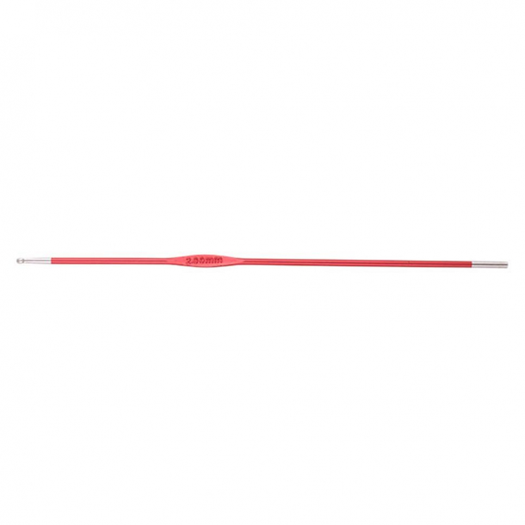 47461 Knit Pro Крючок для вязания Zing 2мм, алюминий, коралловый