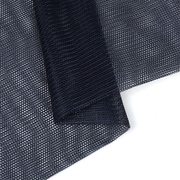 Сетка для пошива бейсболок жесткая арт.TBY-102-2 70г/м? (105г/пог.м) ш.150см цв.синий рул.100м