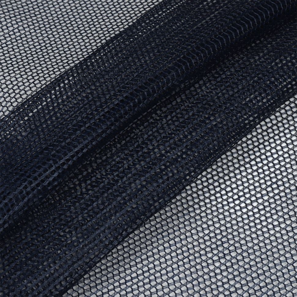 Сетка для пошива бейсболок жесткая арт.TBY-102-2 70г/м? (105г/пог.м) ш.150см цв.синий рул.100м