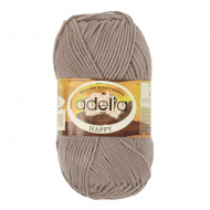 Пряжа ADELIA HAPPY (100% акрил) 10х50г/128м цв.07 какао