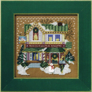 Набор для вышивания MILL HILL Швейный магазин 12,7х12,7 см