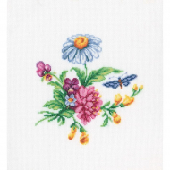 Набор для вышивания РТО арт.C265 Букетик с астрой 14,5х15 см