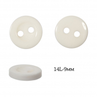 Пуговицы пластик арт.TBY.378.09.BG цв.бежевый, 14L-9мм, 2 прокола, 200шт