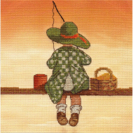 Набор для вышивания PANNA арт. D-1301 Рыбалка 16,5х15 см