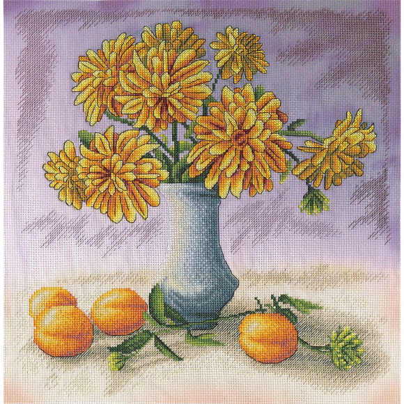 Набор для вышивания PANNA арт. N-1230 Золотые шары 30,5х31,5 см