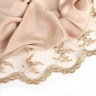 Кружево на жесткой сетке Exclusive арт.TBY 3BS824K шир.85мм цв.N6115 золотисто-бежевый уп.13,71м