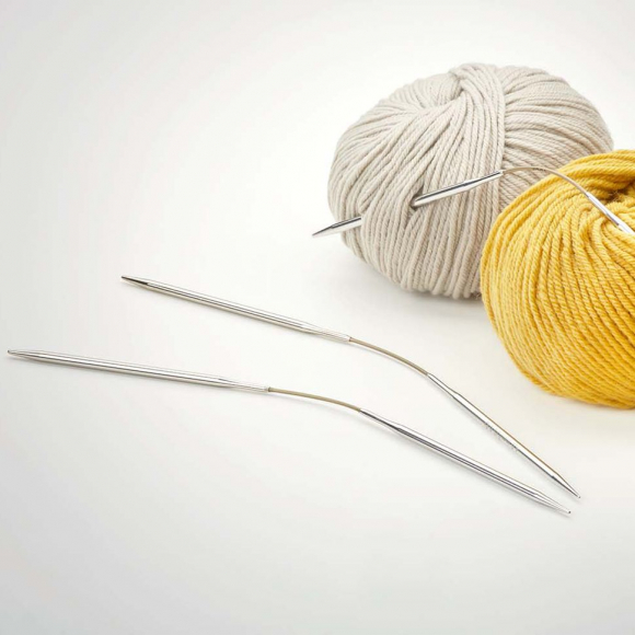 136825_Спицы чулочные гибкие, супергладкие, addiCraSyTrio LONG №6.5, 26 см