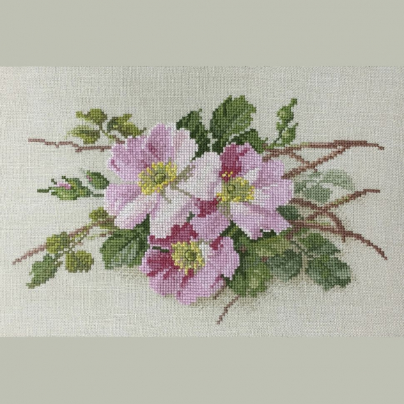 Набор для вышивания МАРЬЯ ИСКУСНИЦА арт.06.002.26 Розовые нежные 25х15 см