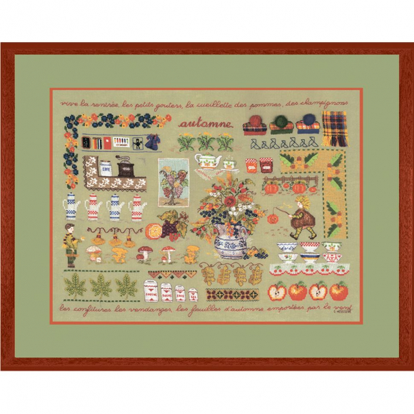 Набор для вышивания Le Bonheur des Dames арт.1132 Automne (Осень) 30х40 см