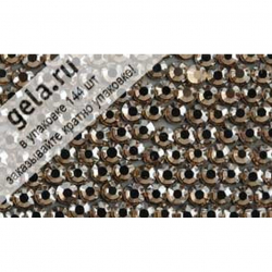 34799_Камни плоские с термоклеем 2028HF, ss 6, Crystal GoldenShadowM
