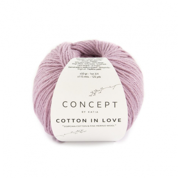175747_Пряжа Cotton in Love, 50% хлопок, 50% мериносовая шерсть, 50 г, 115 м