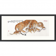 Набор для вышивания крестом XIU CRAFTS арт.2031602 Пять тигров 42х107 см