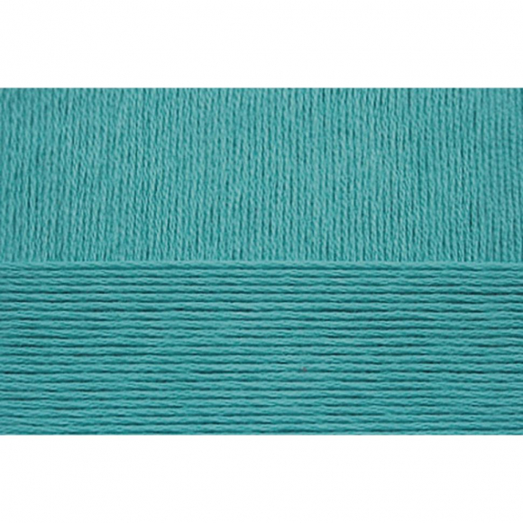 Пряжа для вязания ПЕХ Хлопок Натуральный летний ассорт (100% хлопок) 5х100г/425 цв.515 зел.бирюза