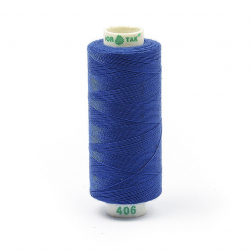 Нитки Dor Tak бытовые 40/2 полиэстер 366м цв.406 синий
