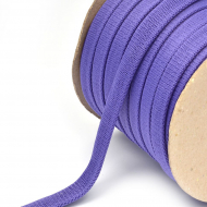 Шнур плоский полиэфир 12-15мм арт. 06с2341 цв.3109 фиолетовый уп.50м