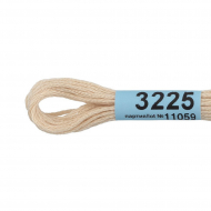 Нитки для вышивания Gamma мулине (3173-6115) 100% хлопок 24 x 8 м цв.3225 бл.бл.серый