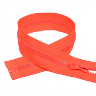 Молния MaxZipper трактор №5 1 замок усил.зв., 50см, цв.F335 розовый неон уп.50шт