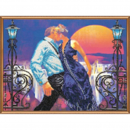 Набор для вышивания бисером АБРИС АРТ арт. AB-196 Танго 42х32 см