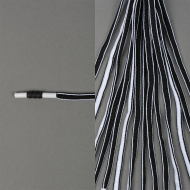 Шнурки TBY круглые 08мм арт.SLC018.10 длина 130 см двухцветные уп.10 шт