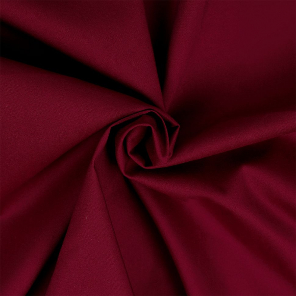 Ткань ТиСи поплин стрейч 110 г/м? 65% пэ, 33% хлопок, 2% спандекс шир.150 см арт.TBY.TC.21 цв.ягодный уп.5м
