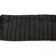 Тесьма рюш арт.TBY CS- 8 / 1-стор. шир.50мм цв.черный уп.13.71м