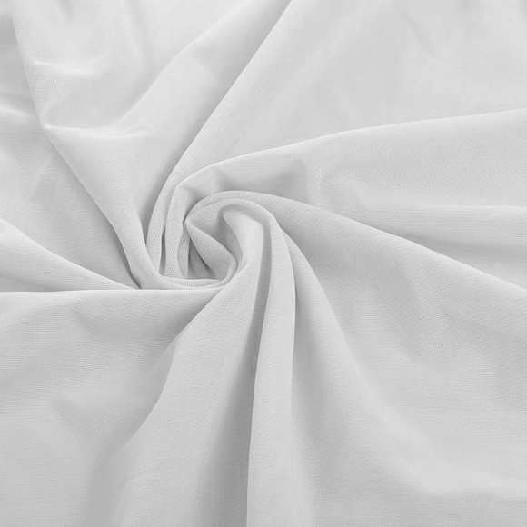 Сетка стрейч арт.OD-90-1 90г/м? 95%нейлон+5%спандекс шир.152см цв.белый уп.3м Сетка стрейч арт.OD-90-1 90г/м? 95%нейлон+5%спандекс шир.152см цв.белый уп.3м