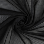 Сетка эластичная утягивающая KRUZHEVO арт.OLG031 плотн.140 г/м? шир.160см цв.170 черный уп.1м