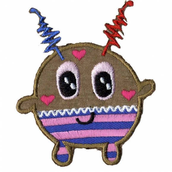 Термоаппликация HKM "Пришелец с сердечками"