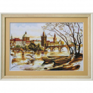 Набор для вышивания мулине НОВА СЛОБОДА арт.СР2225 Прага. Карлов мост 40х25 см