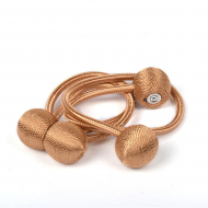 Подхват для штор на магните  TBY-Р1910-01 цв. бежевый 43см уп.2шт