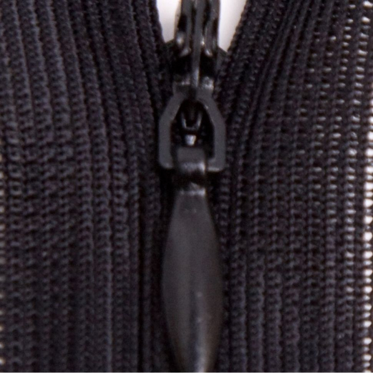 Молния потайная нераз 40см черный S-580 SBS уп.100шт