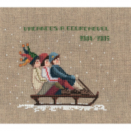 163952_Набор для вышивания:"A TROIS SUR LA LUGE" (Втроём на санках) 163952_Набор для вышивания:"A TROIS SUR LA LUGE" (Втроём на санках)