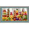 Набор для изготовления картин АЛМАЗНАЯ ЖИВОПИСЬ арт.АЖ.1583 Домашние соленья 30х60 см