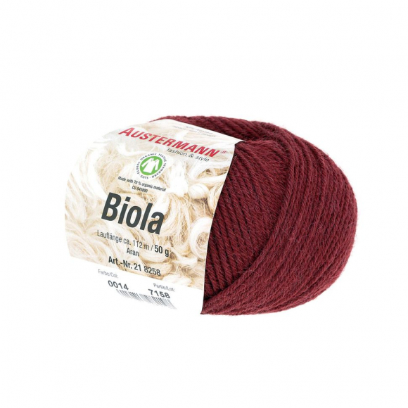 129869_Пряжа Biola, 70% шерсть, 30% альпака, 112 м, 50 г