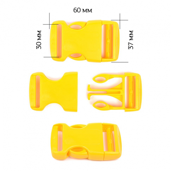 Фастекс 30мм FE30А цв.желтый нагрузка 80 кг уп.20 шт