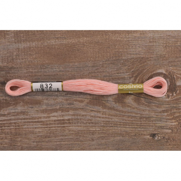 Мулине COSMO однотонный цвет 832 Мулине COSMO однотонный цвет 832