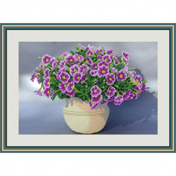Набор для вышивания бисером «Петунии»