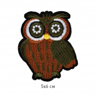 Термоаппликации арт.TBY-2206 Сова 5х6см, уп.10шт