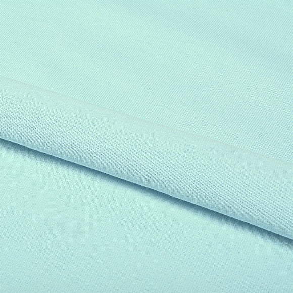 Ткань трикотаж Кулирка хлопок 145г опененд 100+100см небо 14-4121 уп.6м