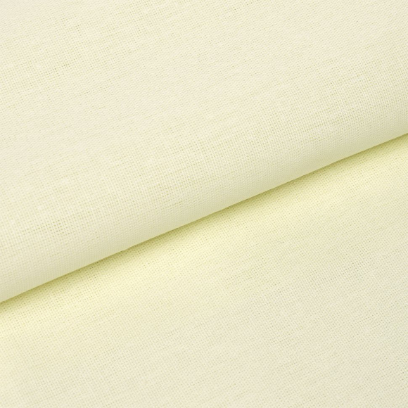 Ткань бязь гладкокрашен.120г/м шир.220см 100%хлопок цв.сливочный уп.10м