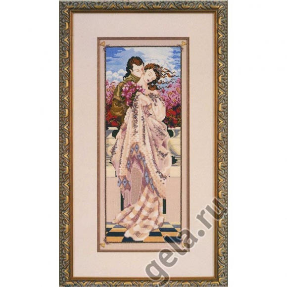 36653_Схема для вышивания MIRABILIA, "Поцелуй"