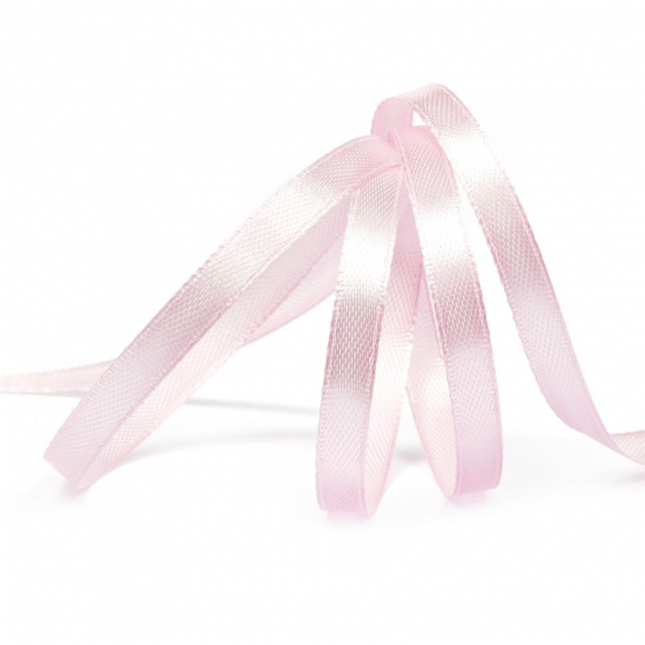 Лента атласная 6мм цв.3057 хол.розовый IDEAL уп.27,4 м