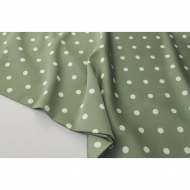 Ткань шелк Армани в горошек 90г/м? 97% ПЭ 3% Спандекс шир.150см арт.АШ2369.05 цв.05 фисташковый уп.5м Ткань шелк Армани в горошек 90г/м? 97% ПЭ 3% Спандекс шир.150см арт.АШ2369.05 цв.05 фисташковый уп.5м