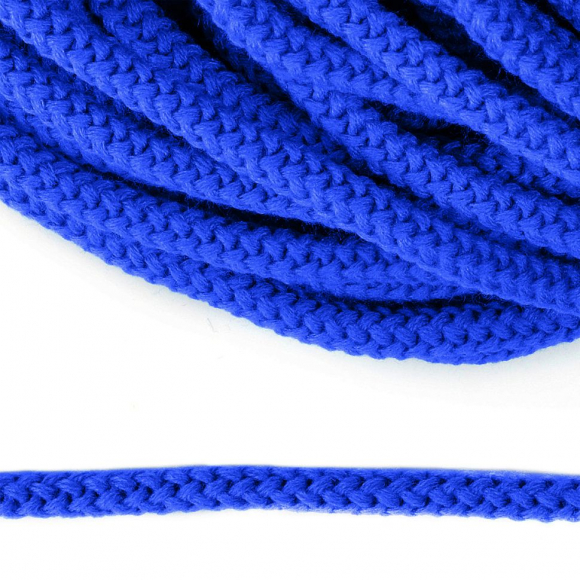 Шнур круглый полиэфир 09мм арт.1с-90, цв.василек уп.100м