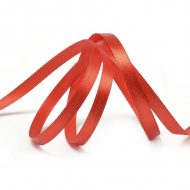 Лента атласная 6мм цв.3095 красный IDEAL уп.27,4 м