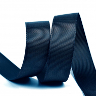 Лента Ideal репсовая в рубчик шир.20мм цв. 374 т.синий уп.27,42м