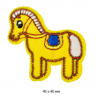 Термоаппликации MAGIC HOBBY арт. MG-R1710.1 цв.1 4х4 см Пони 50 шт