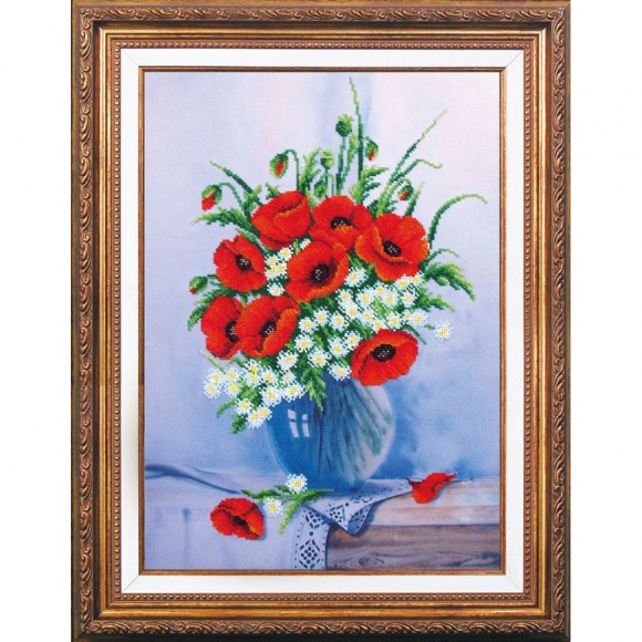 Набор для вышивания бисером МАГИЯ КАНВЫ арт.Б277 Просто лето 32х45 см