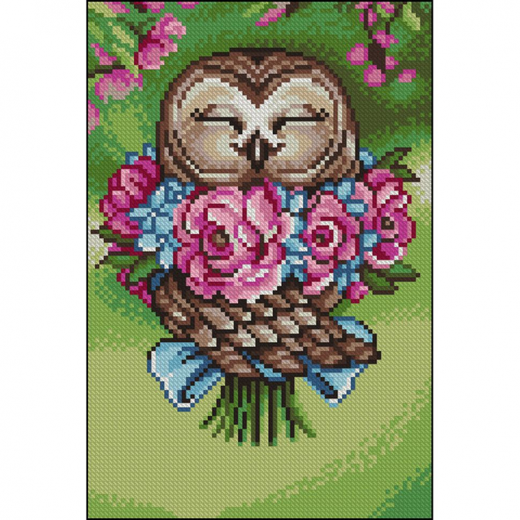 Алмазная мозаика Ah5550 Цветочные объятия 20х30